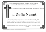 Zofia Nanuś