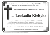 Leokadia Kiełtyka