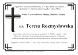 Teresa Rozmysłowska