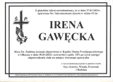 Irena Gawęcka