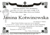 Janina Kotwinowska