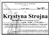 Krystyna Strojna