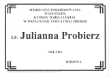 śp. Julianna Probierz