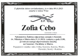 Zofia Cebo