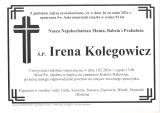Irena Kolegowicz
