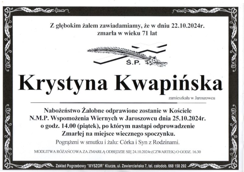 Krystyna Kwapińska