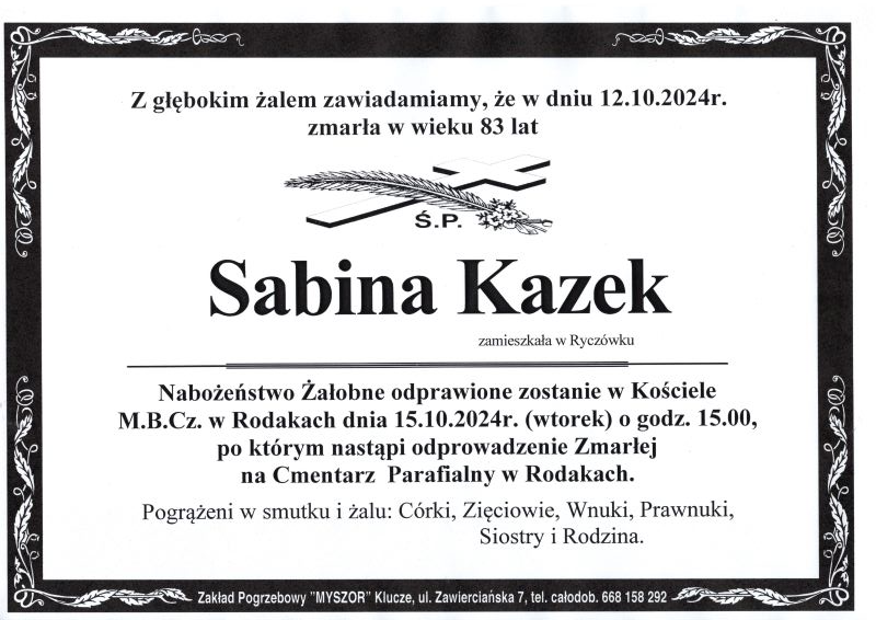 Sabina Kazek