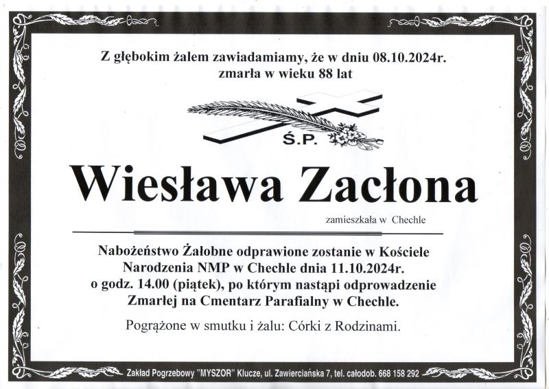 Wiesława Zacłona