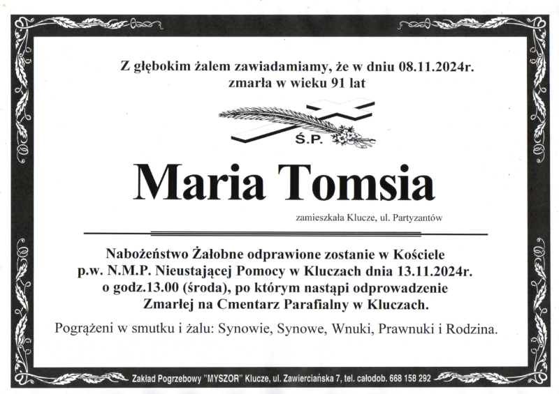Maria Tomsia