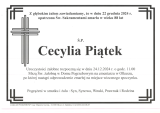 Cecylia Piątek