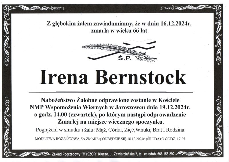 Irena Bernstock