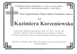 Kazimiera Korzeniewska