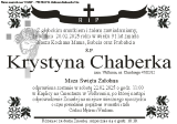 Krystyna Chaberka
