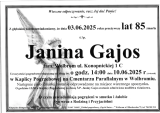 Janina Gajos