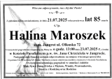 Halina Maroszek