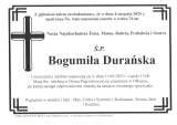 Bogumiła Durańska