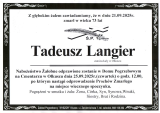 Tadeusz Langier