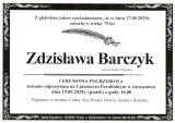Zdzisława Barczyk