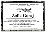 Zofia Goraj