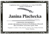 Janina Płachecka