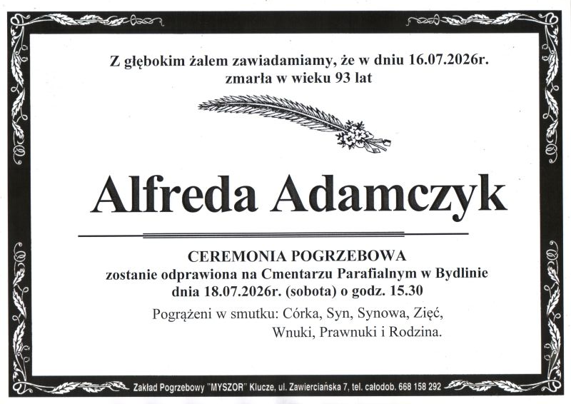 Alfreda Adamczyk